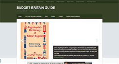 Desktop Screenshot of budgetbritainguide.com